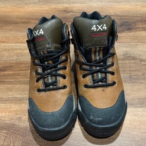 Carolina Women's Brown and Black Combat Boots